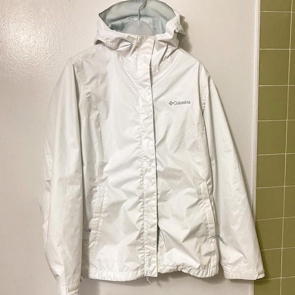 Columbia Jackets & Coats White Columbia Ski Snowboard Rain Jacket